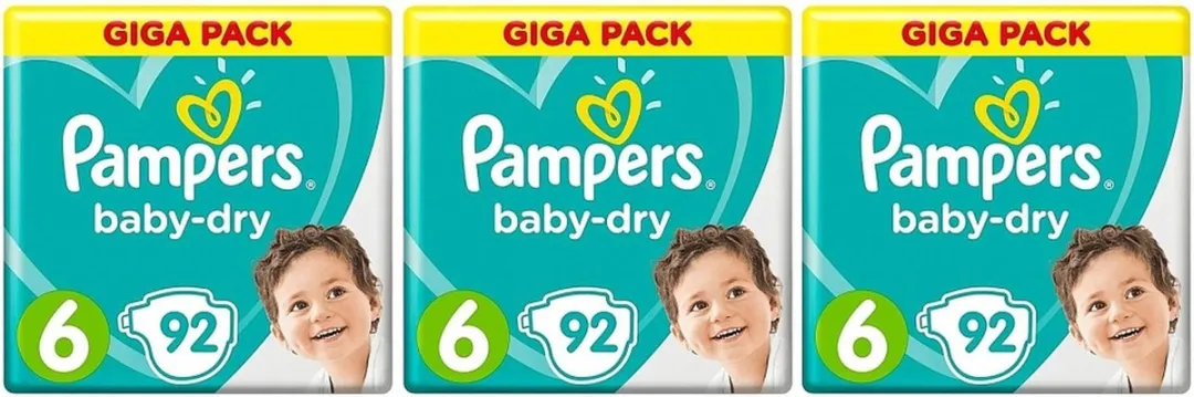 Pampers Luiers Baby-Dry Maat 6 - 276 Stuks