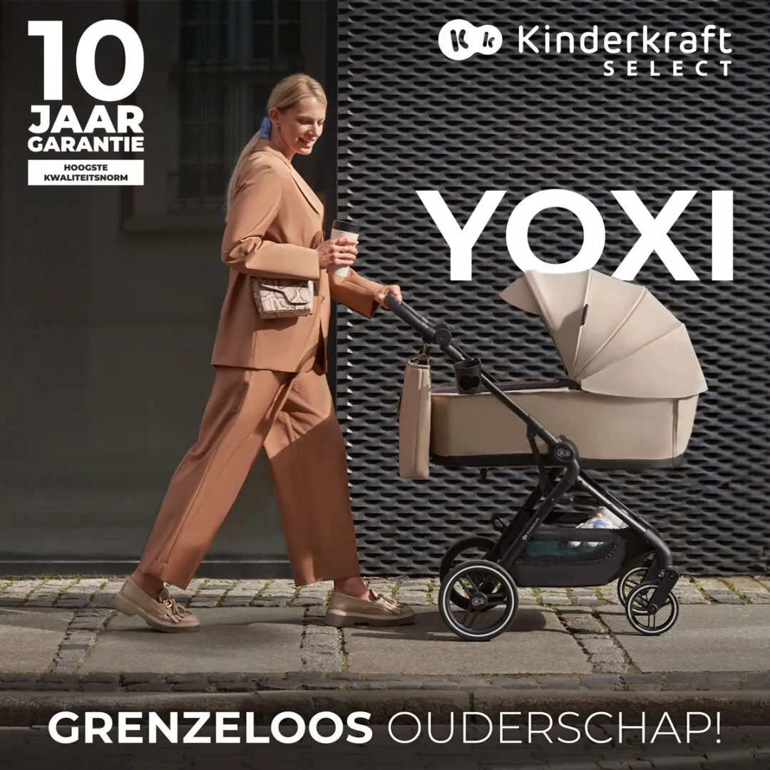 KinderKraft YOXI 2-in-1 Kinderwagen Grijs