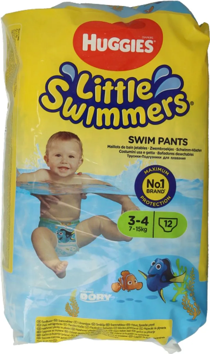 Huggies Little Swimmers 4 - 12 Stuks