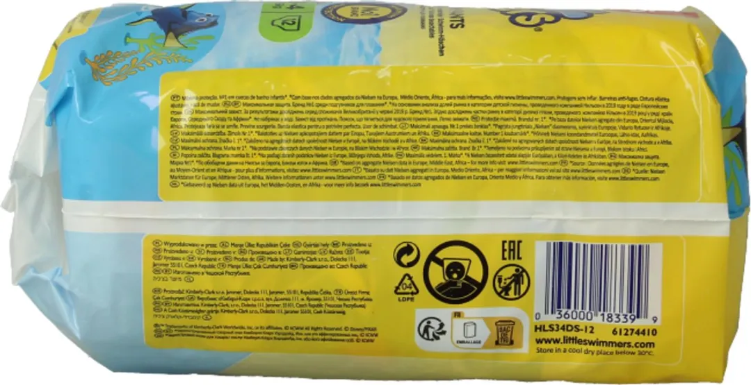 Huggies Little Swimmers 4 - 12 Stuks