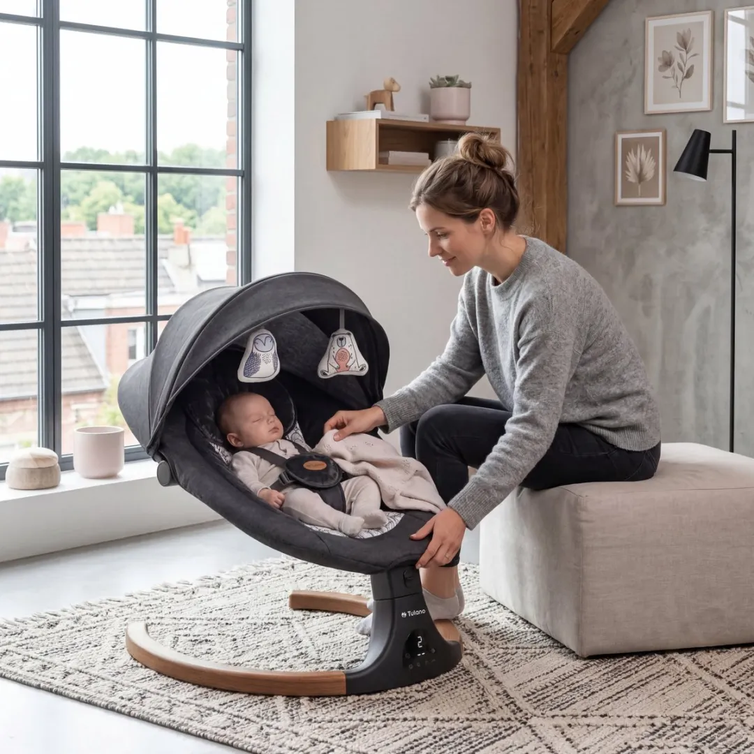 Tulano Astrid 35 Elektrische Babywipstoel - Grafiet