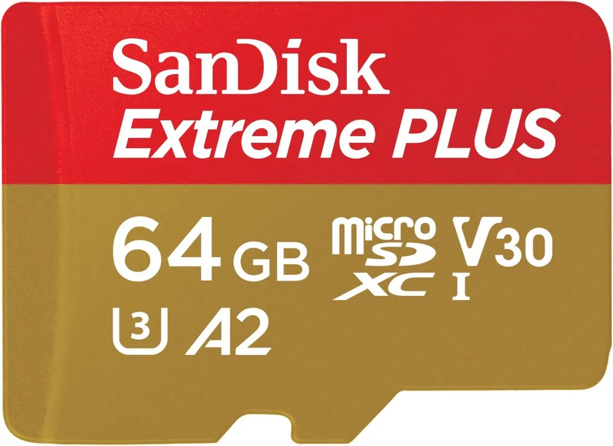Western Digital SDSQXBU-064G-GN6MA Micro SD Kaart 64GB