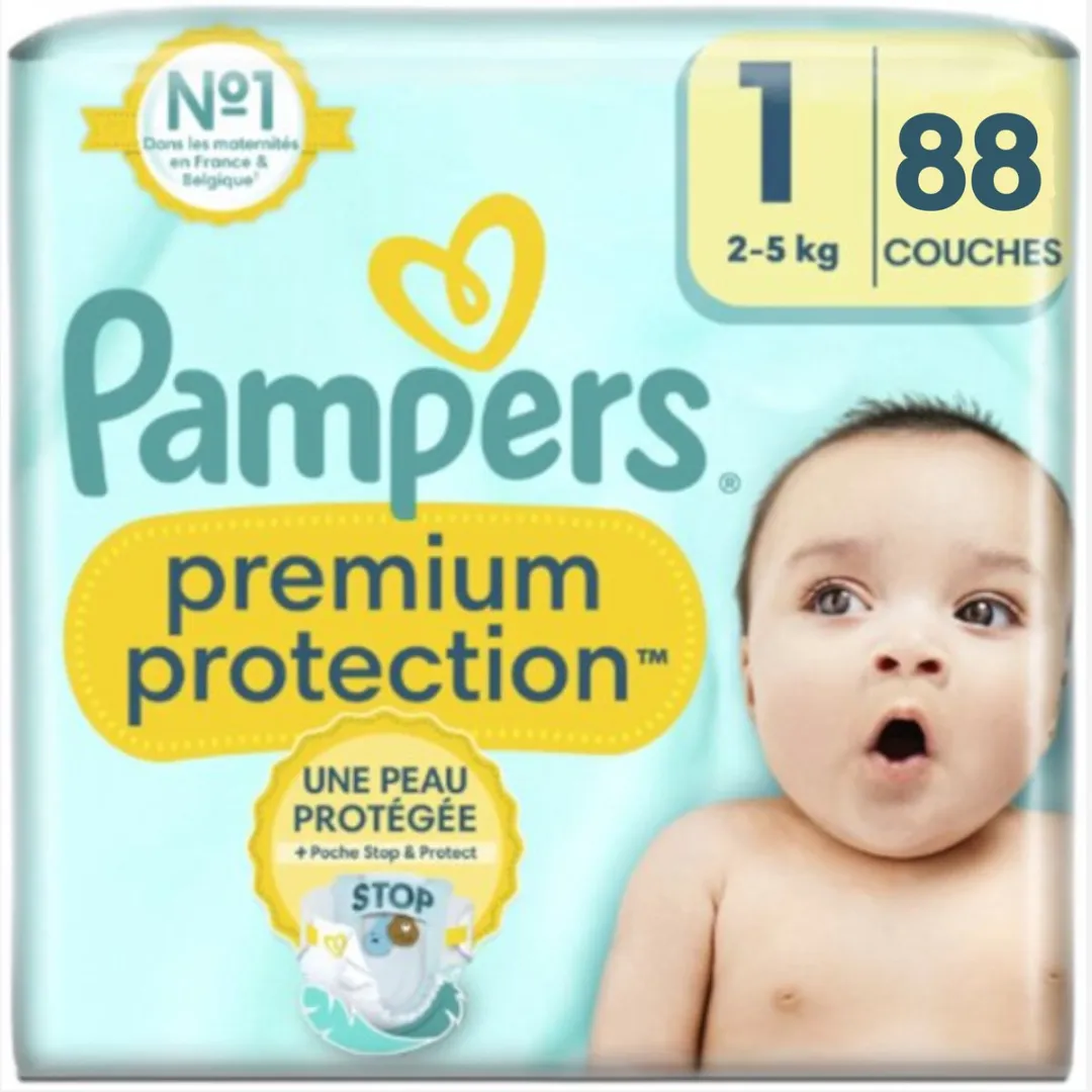 Pampers Premium Protection Maat 1 Luiers