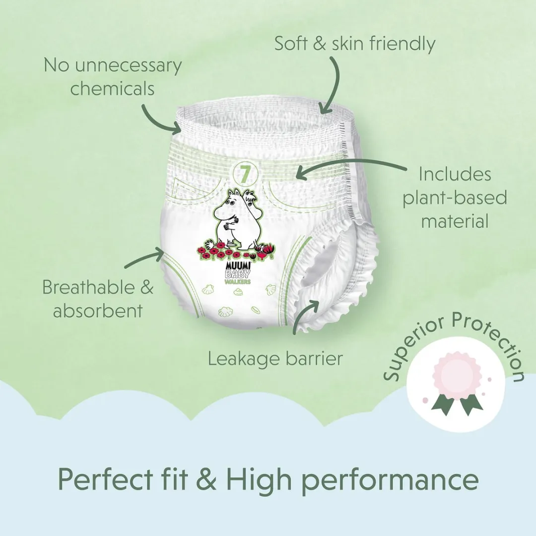 Muumi Baby Eco Luierbroekjes Maat 7 - 170 Stuks