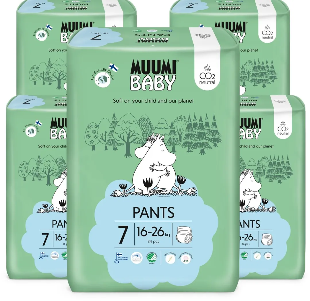 Muumi Baby Eco Luierbroekjes Maat 7