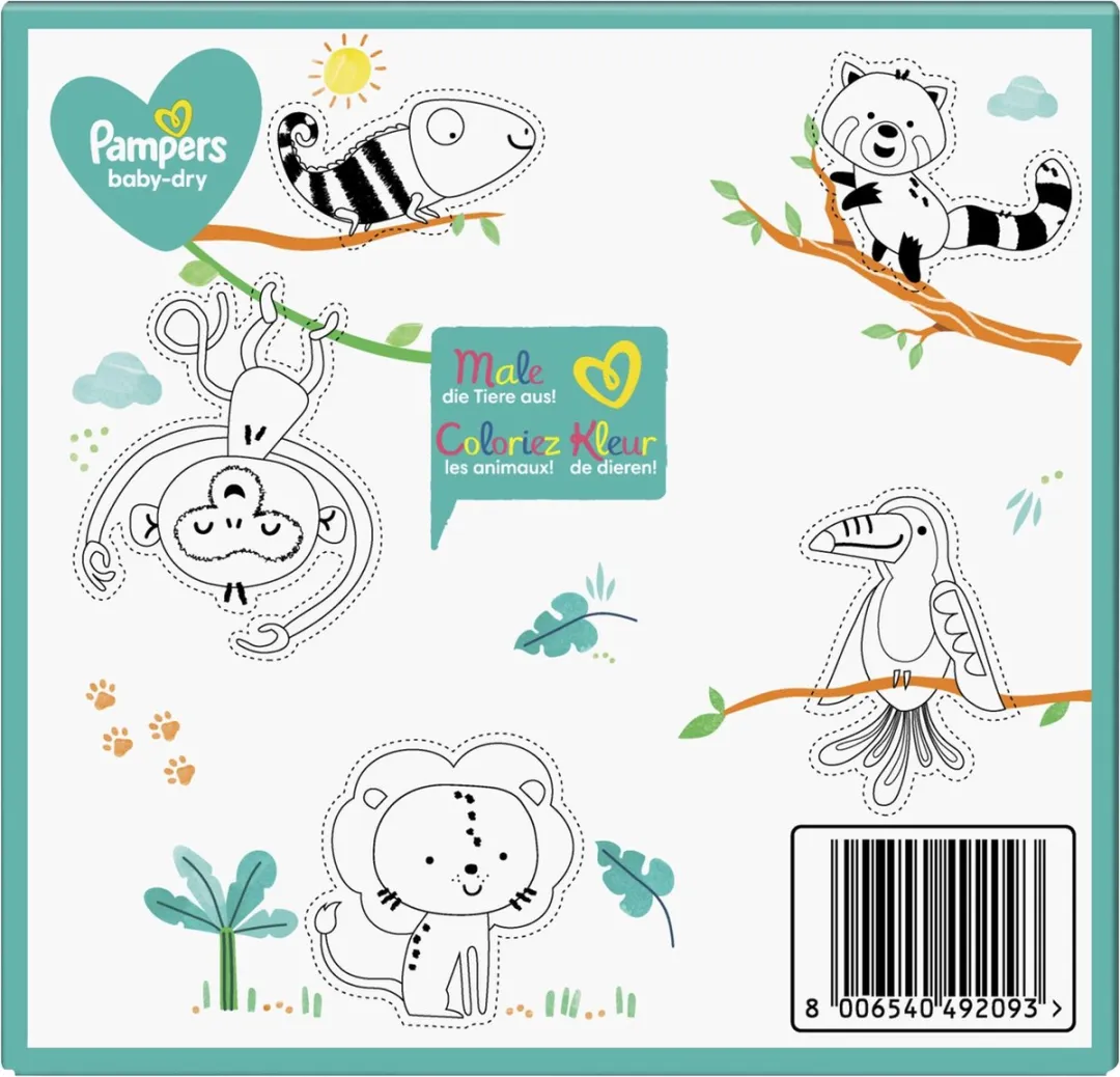 Pampers Baby Dry Maat 5 - 117 Luiers