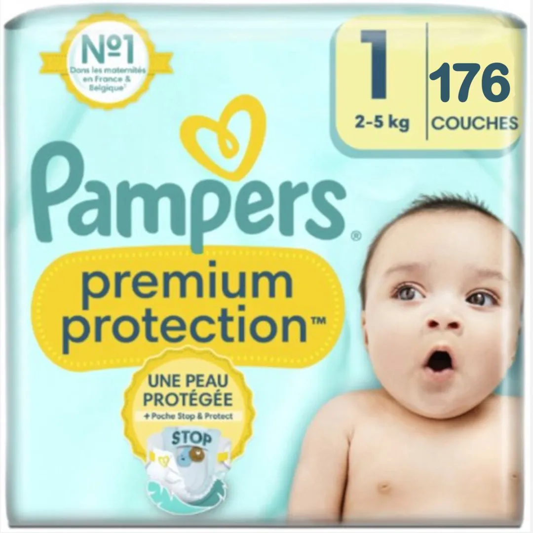 Pampers Premium Protection Maat 1 Luiers