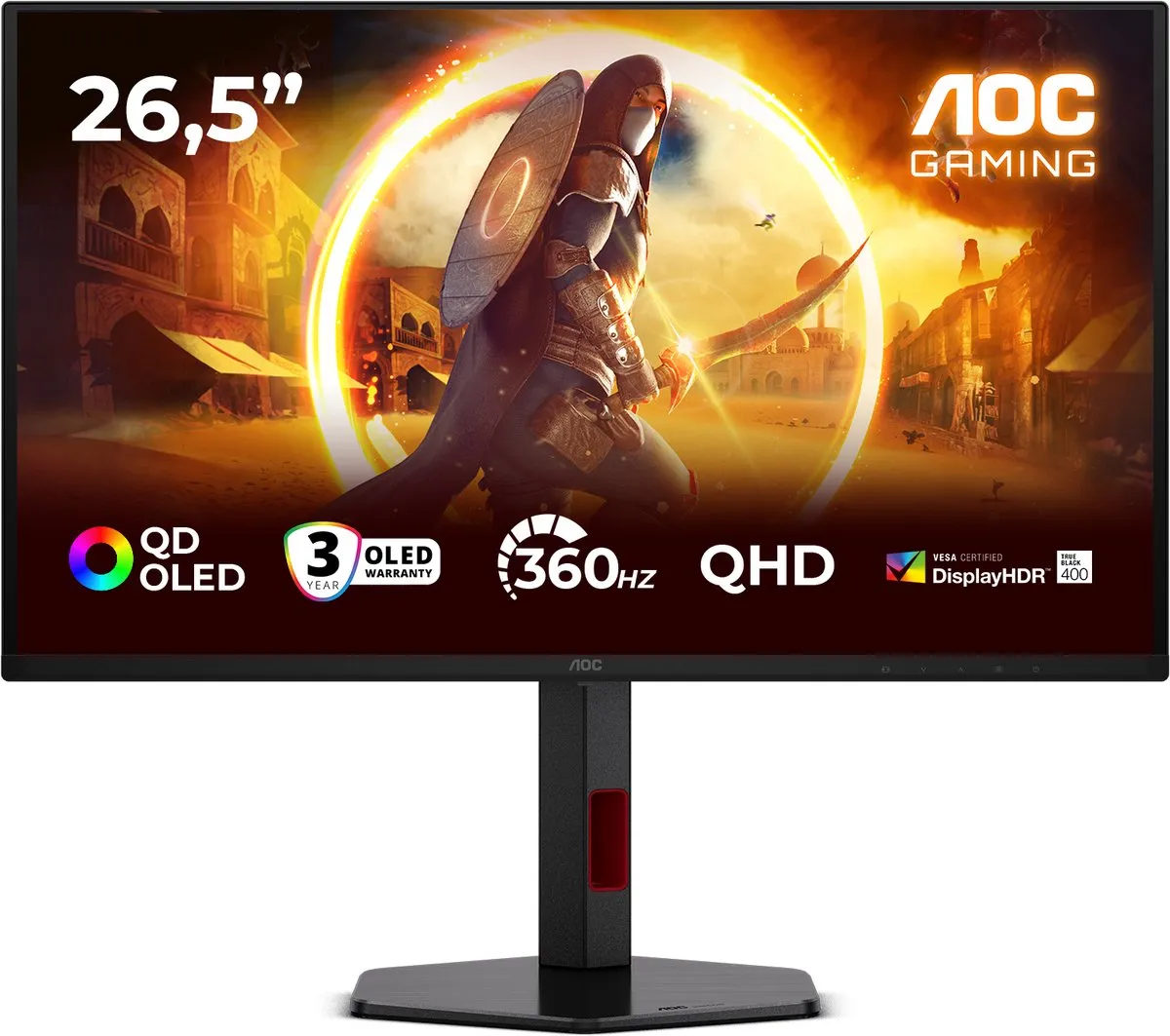 AOC G4 Q27G4SDR Monitor 27" - AdobeRGB - 2x HDMI 2.1