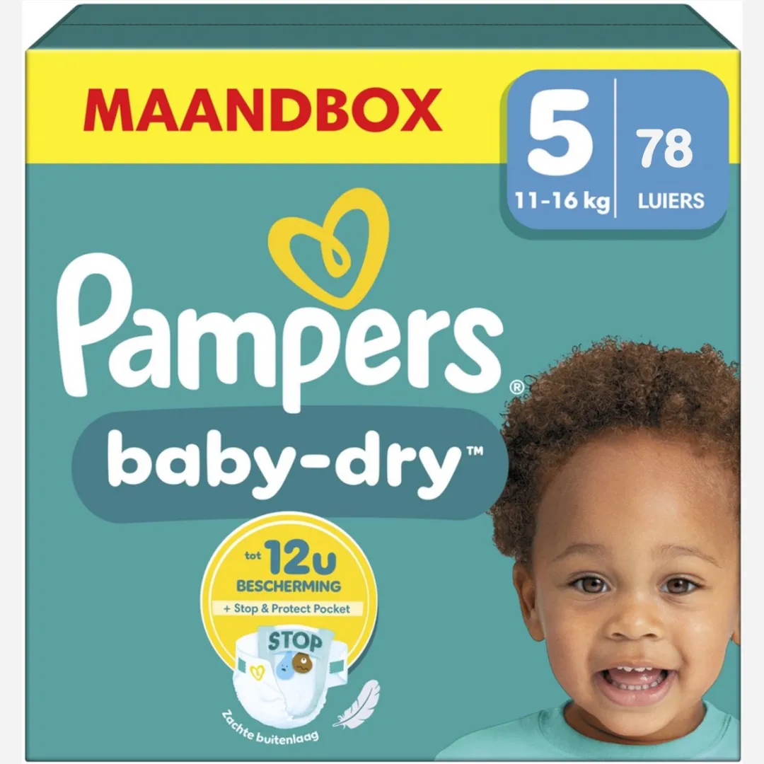 Pampers Baby-Dry Maat 5 Luiers