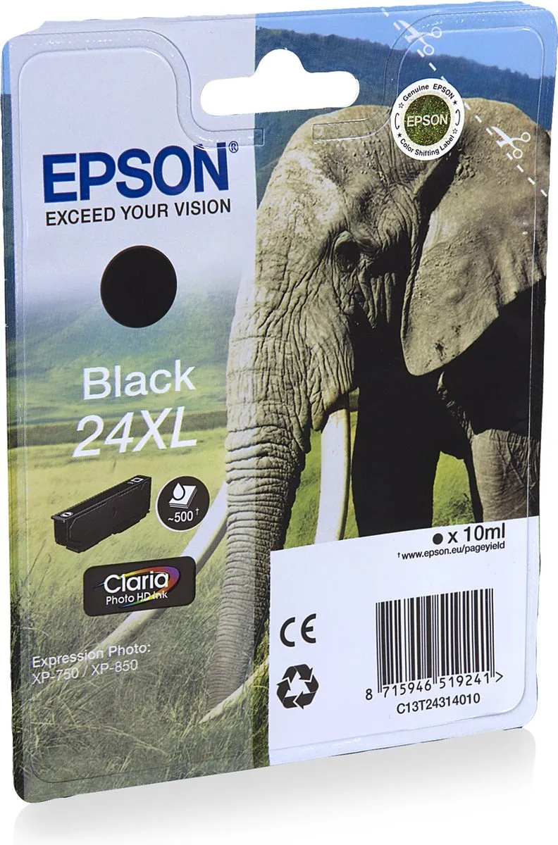 Epson 24XL T2431 Inktcartridge