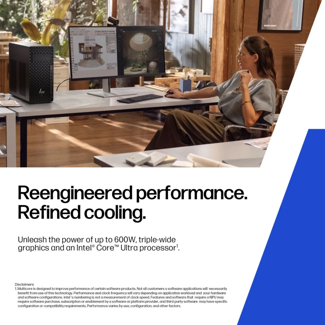 HP Z2 Tower G1i Workstation - Intel Core Ultra 9 285 - 32GB DDR5 - 1TB SSD - Windows 11 Pro AI
