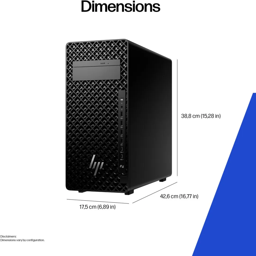 HP Z2 Tower G1i Workstation - Intel Core Ultra 9 285 - 32GB DDR5 - 1TB SSD - Windows 11 Pro AI