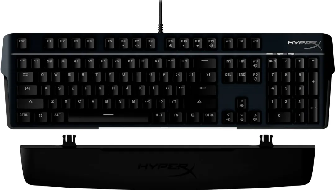 HyperX Alloy MKW100 Gaming Toetsenbord - Mechanisch - HyperX Red - US QWERTY - Zwart