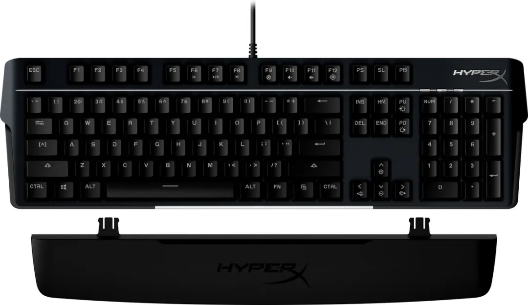 HyperX Alloy MKW100 Gaming Toetsenbord - Mechanisch - HyperX Red - US QWERTY - Zwart
