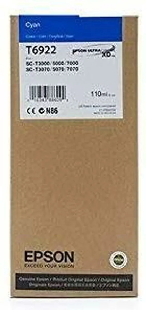 Epson T692200 Inktcartridge Cyaan 110ml