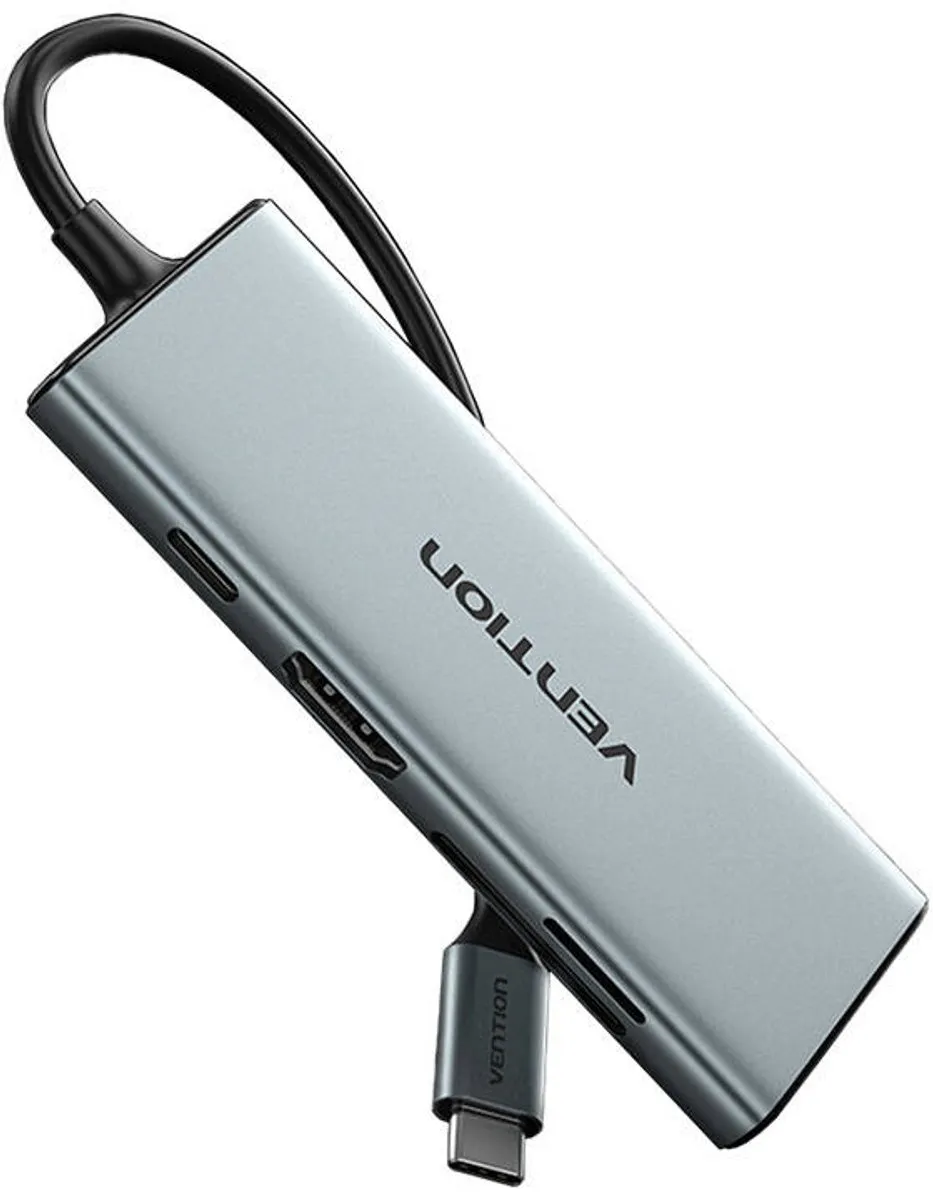 Vention TOPHB USB Hub - 4x USB 3.0 Zilver - afbeelding 6 van 6
