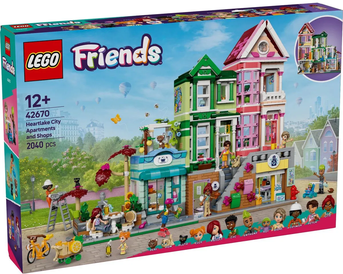LEGO Friends Heartlake City Appartementen & Winkels 42670