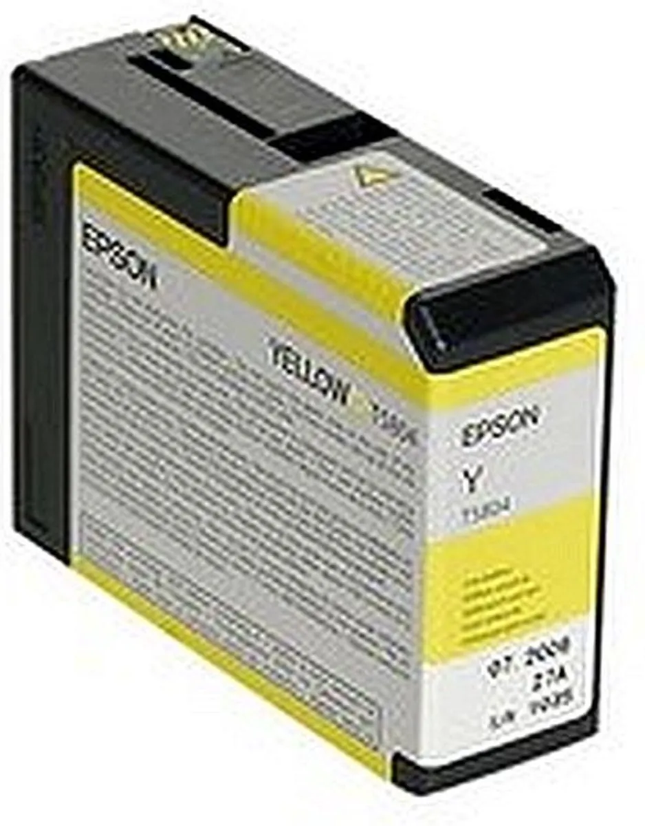 Epson T5804 Inktcartridge Geel - 80ml