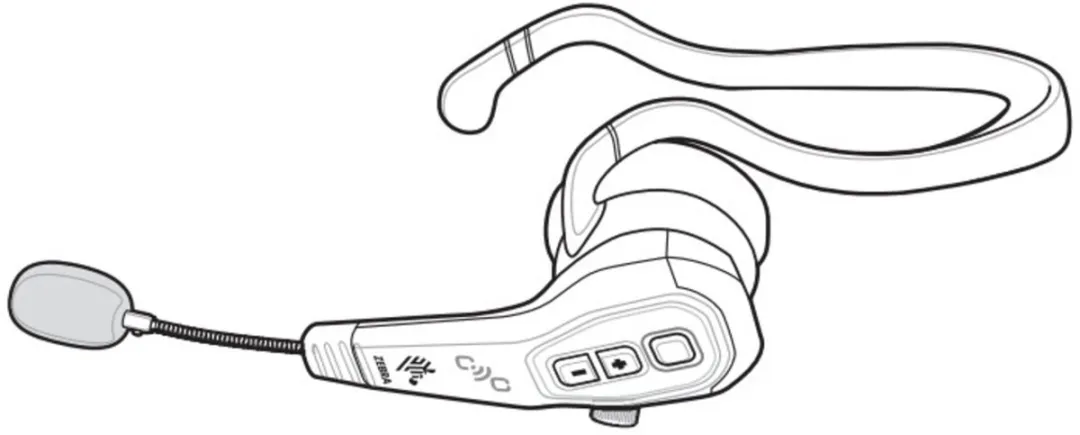 Zebra HS3100 Headset HS3100-BTN-L