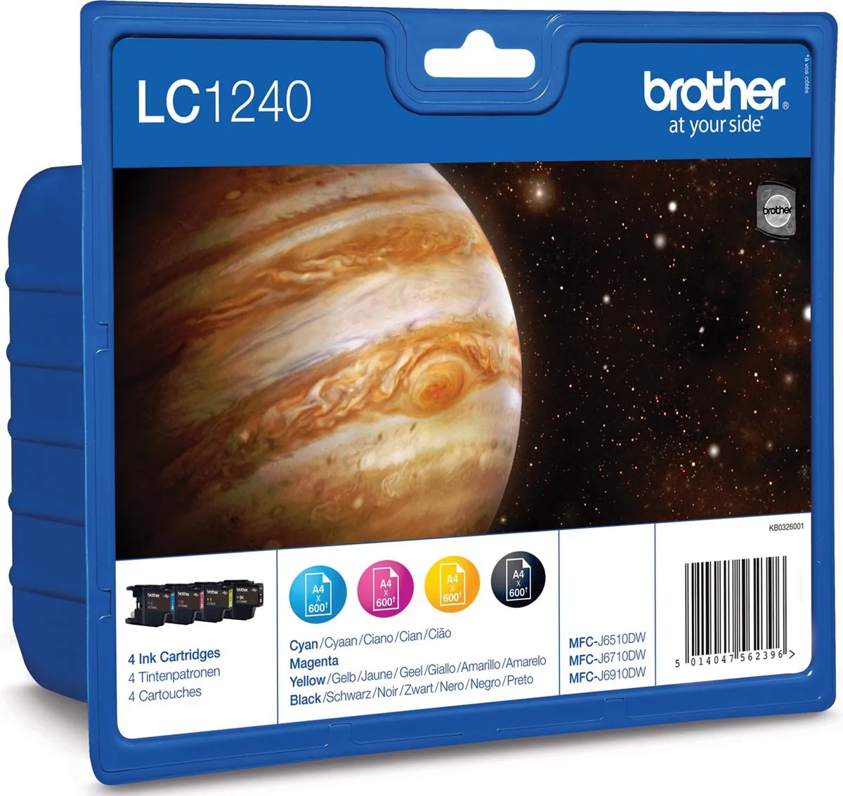 Brother LC-1240VALBP Inktcartridge - 4 Kleuren - 50ml