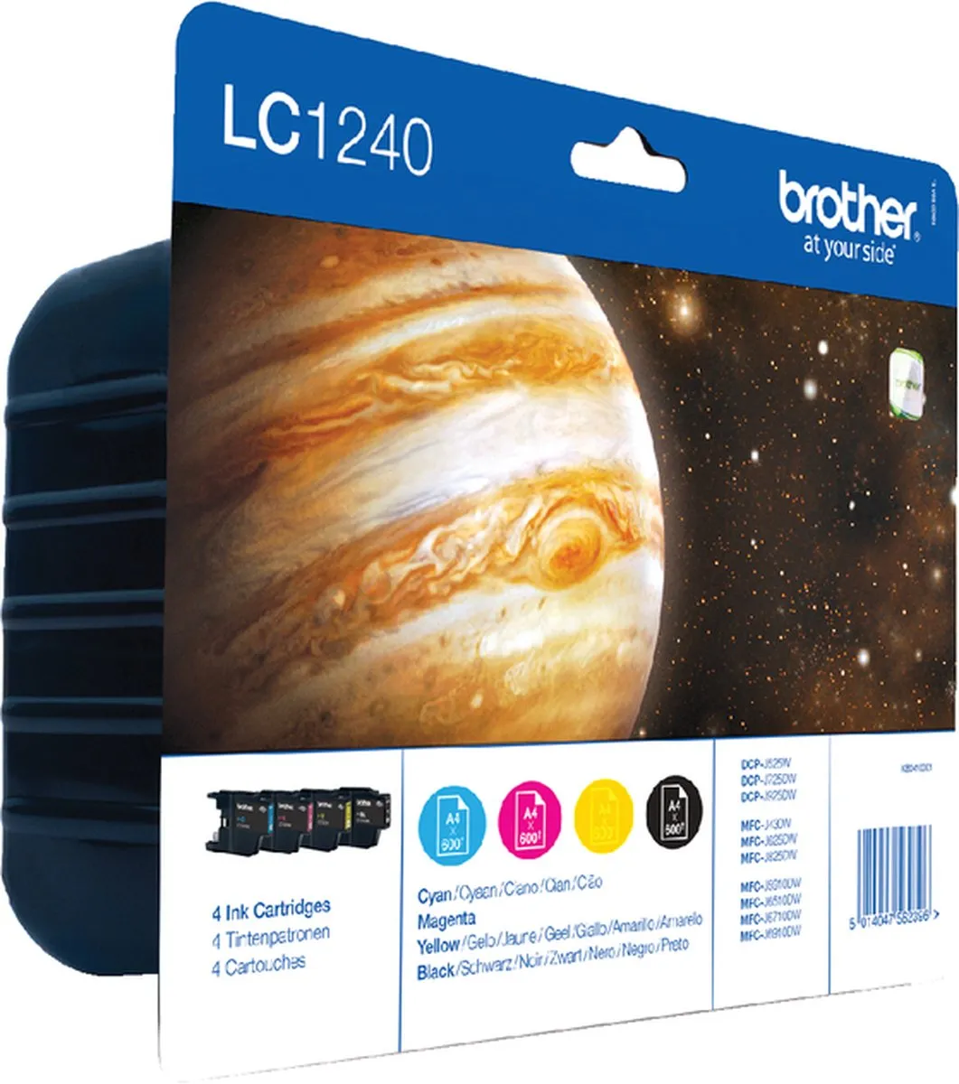 Brother LC-1240VALBP Inktcartridge - 4 Kleuren - 50ml