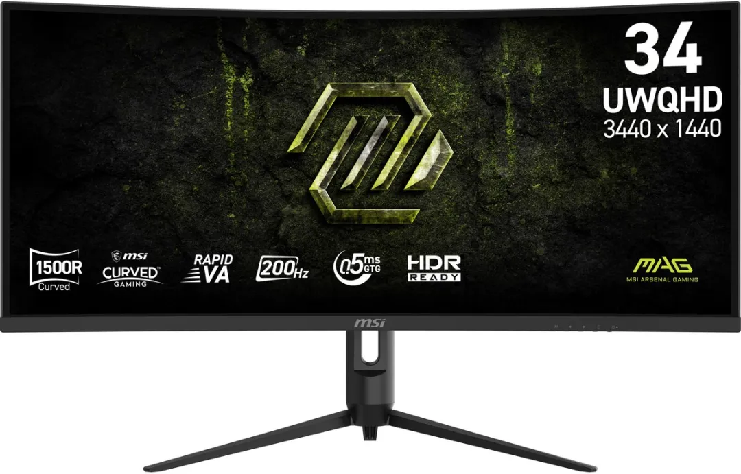 MSI MAG 342CQRF E20 Ultrawide Gaming Monitor 200Hz - 34 inch