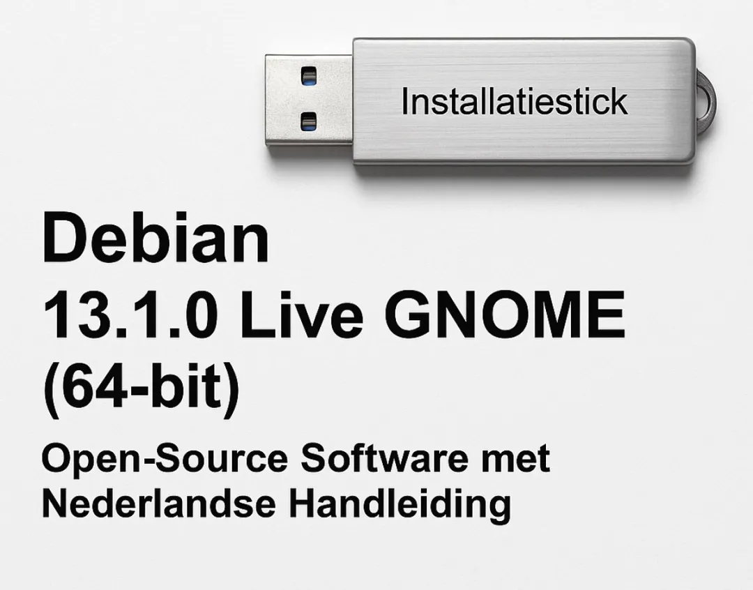Kingston Debian 13.1.0 Live GNOME USB-stick 64GB