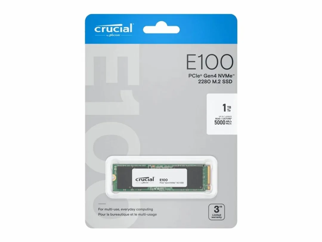 Crucial E100 CT1000E100SSD8 NVMe SSD 1TB - Gen4