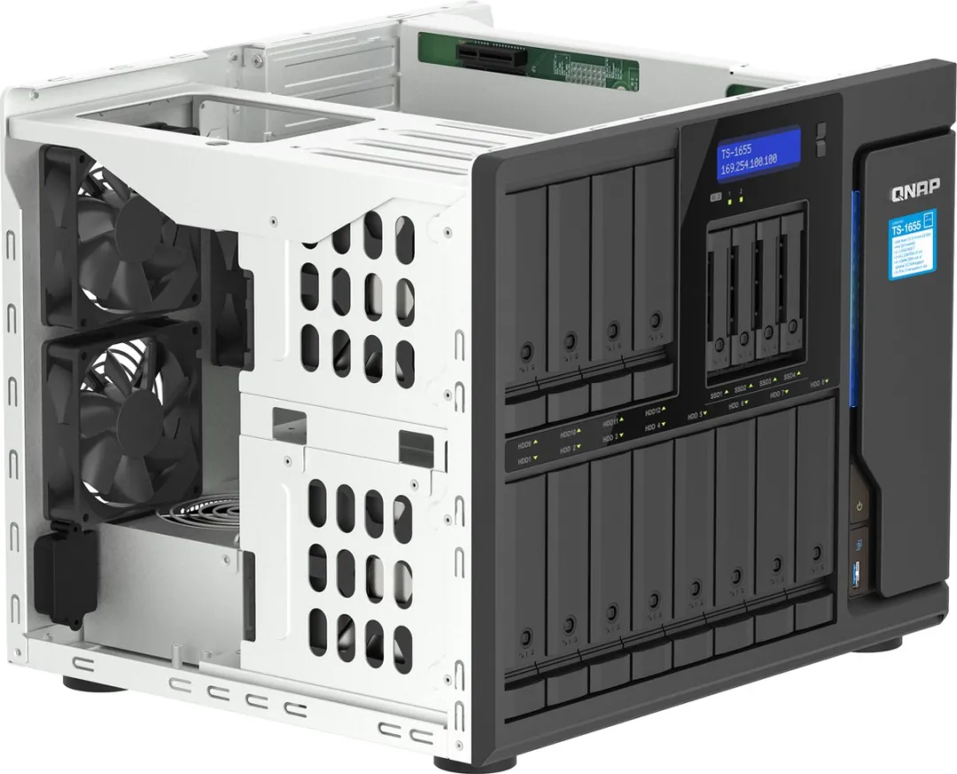 QNAP TS-1655-8G RAID Controllerkaart - 16 Sloten - 10Gbps