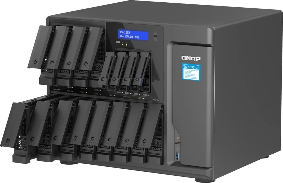 QNAP TS-1655-8G RAID Controllerkaart - 16 Sloten - 10Gbps