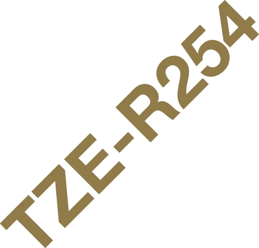 Brother TZE-R254 Printerlint - Goud