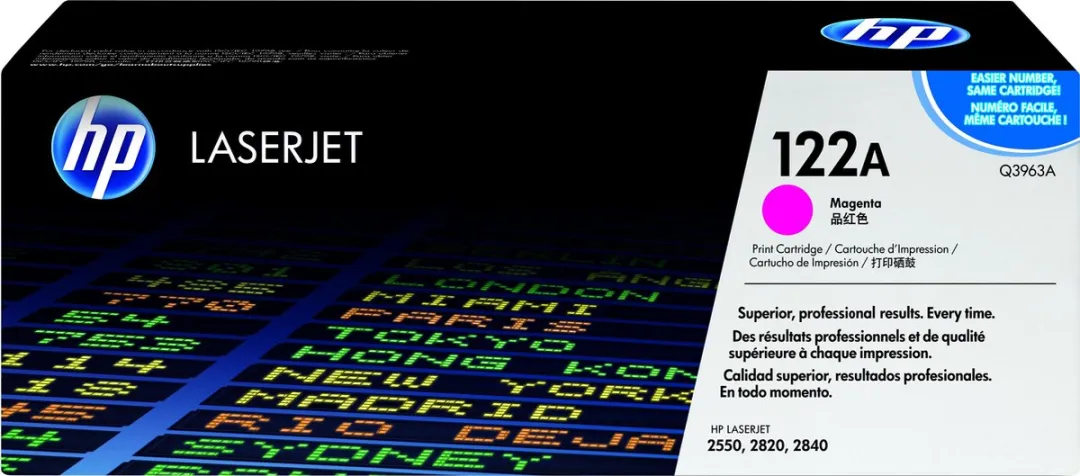 HP 122A Q3960A Tonercartridge - Magenta - 5000 pagina's
