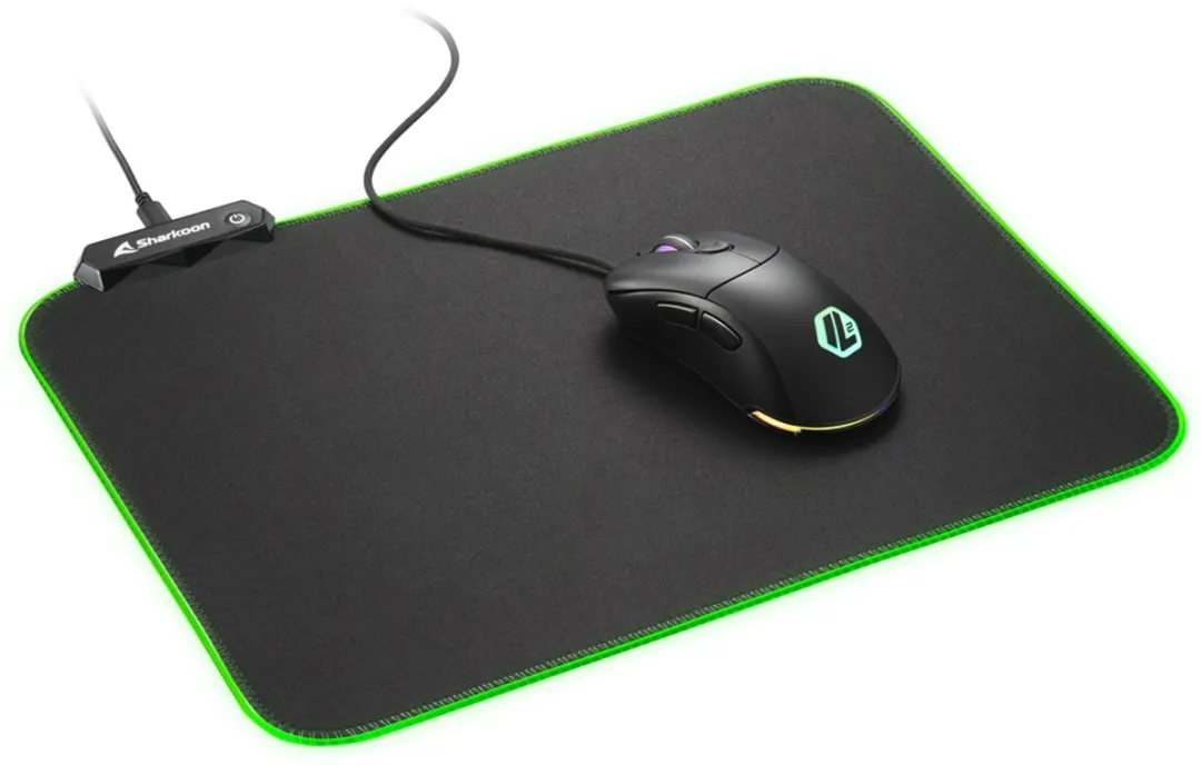 Sharkoon 1337 RGB V2 Gaming Mat - Zwart