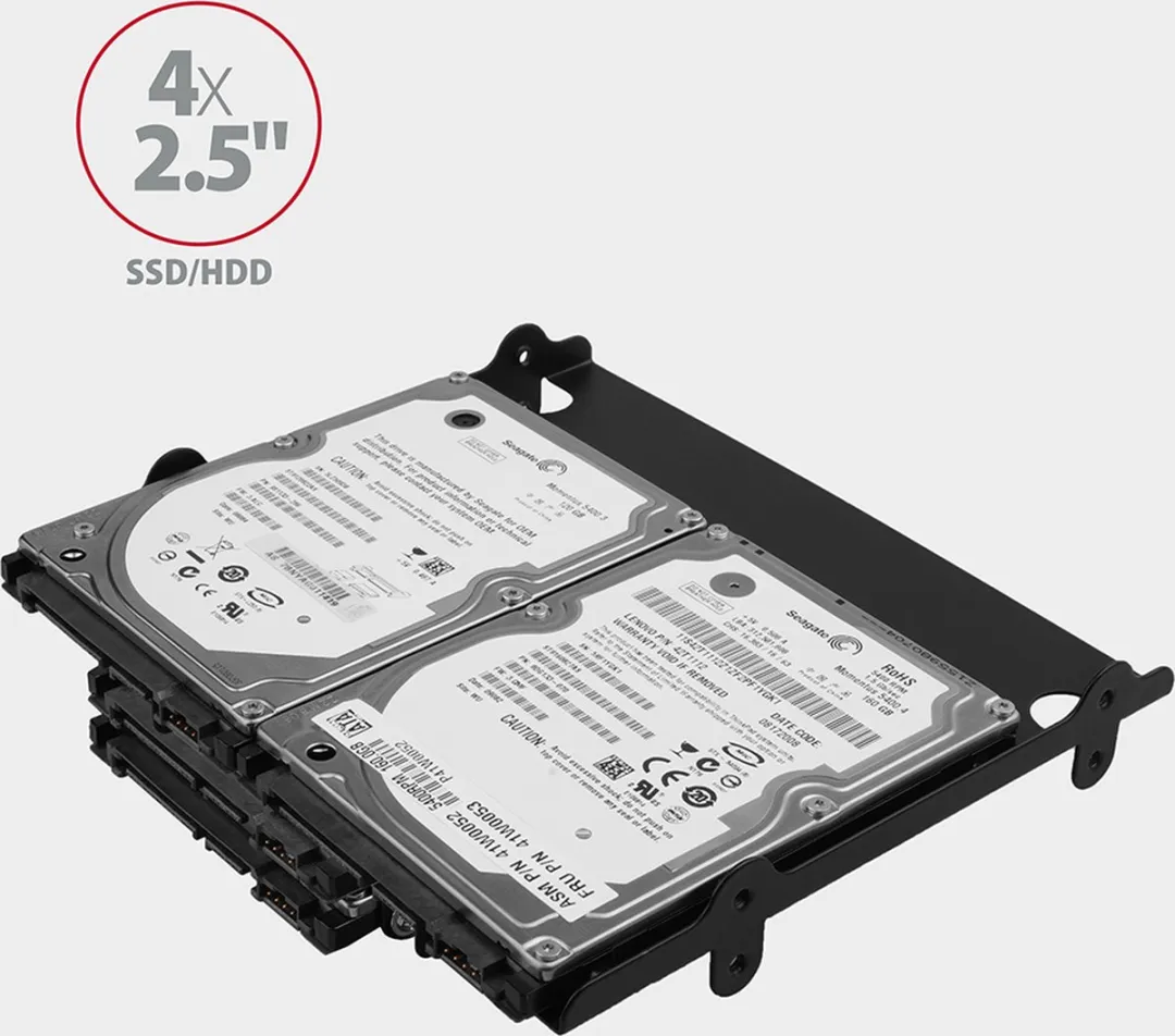 Axagon RHD-435 5.25" HDD/SSD Montageframe - Zwart - afbeelding 3 van 6