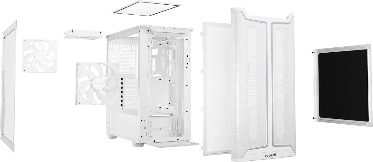 be quiet! Pure Base 501 DX Midi Tower - Wit