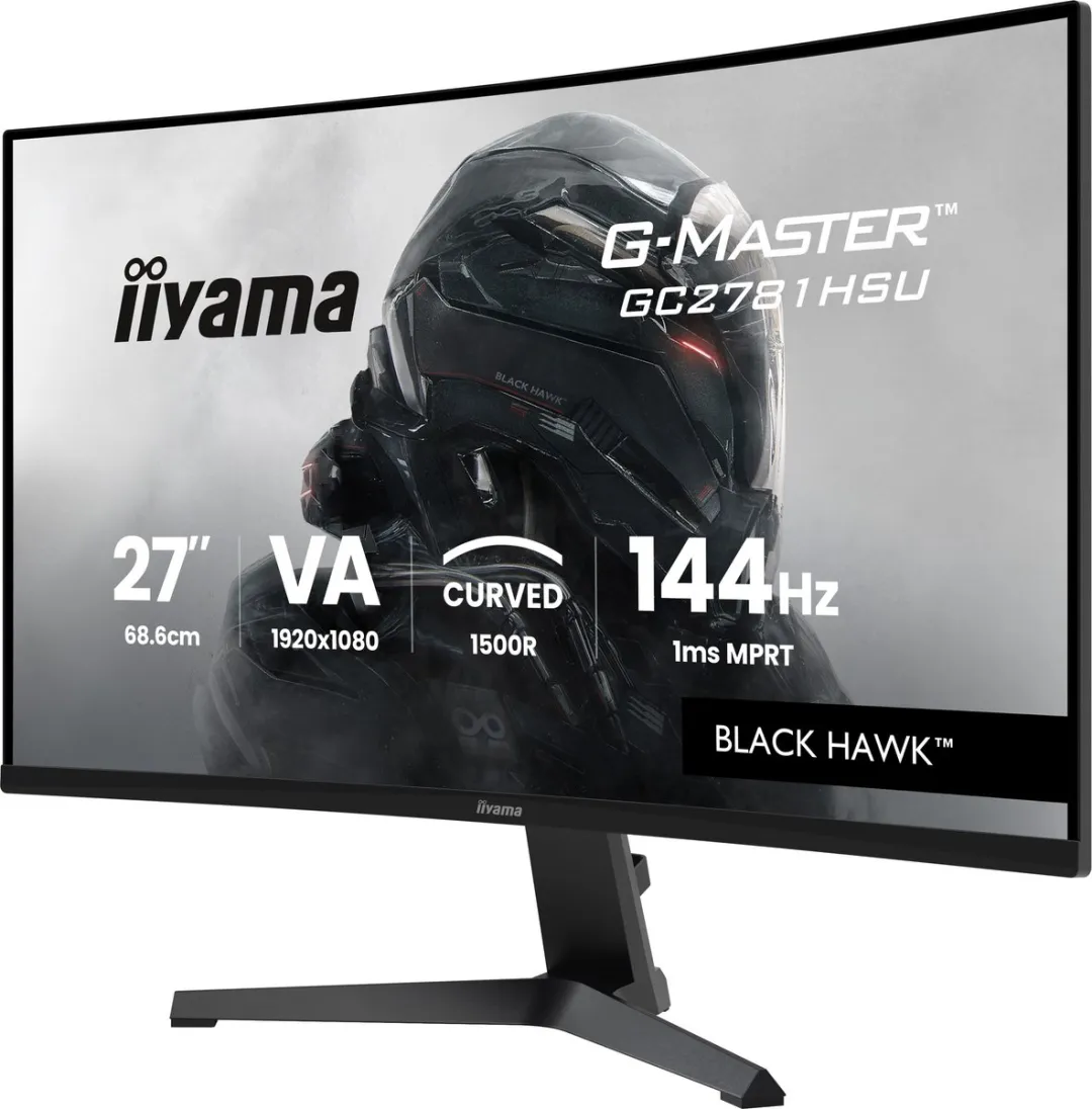 iiyama G-Master GC2781HSU-B1 Curved Monitor 27" - Full HD 144Hz - Zwart