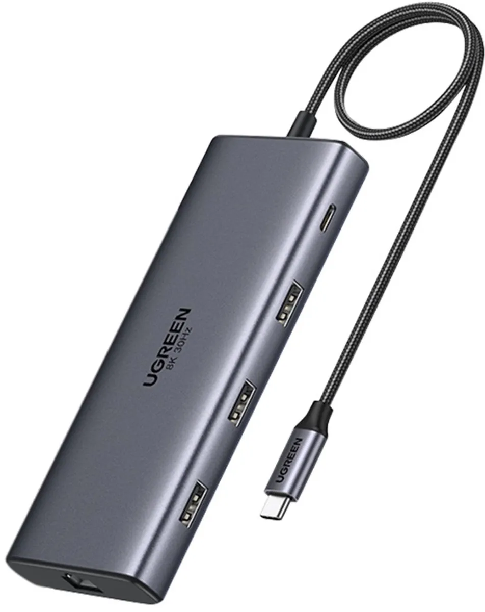 UGREEN USB-C Hub 2x HDMI 3x USB