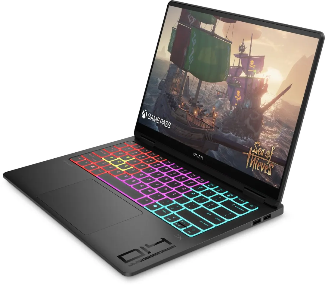HP OMEN Transcend 14-fb1665nd Laptop - 14" 3K - RTX 5050 - 16GB/1TB - Zwart