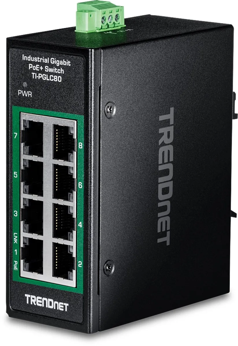 Trendnet TI-PGLC80 Unmanaged PoE Netwerkswitch