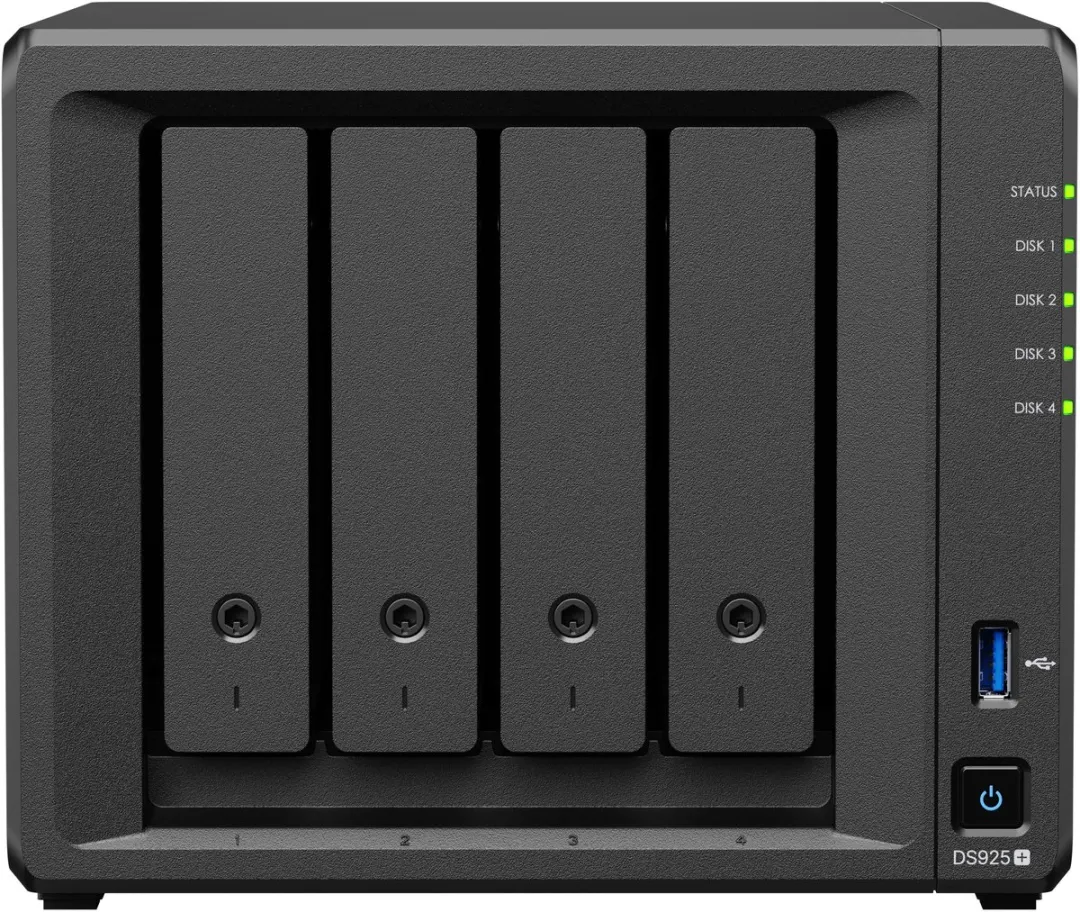 Synology DS925+ 4Bay 24TB NAS met 4x 6TB Synology Plus HDD