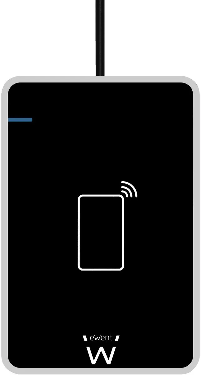 Ewent EW1053 Magnetische Kaartlezer - USB - Zwart - afbeelding 3 van 5