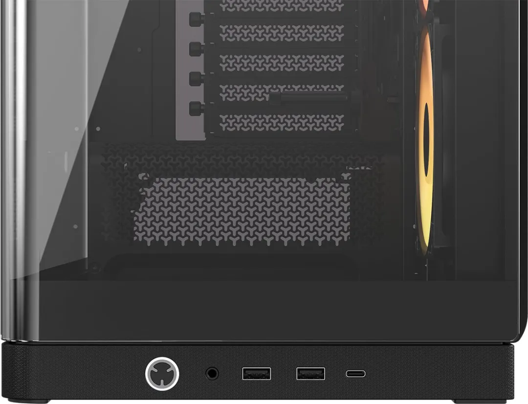 Corsair FRAME 4500X RS-R ATX Behuizing - Zwart - 3x 120mm ARGB Ventilatoren