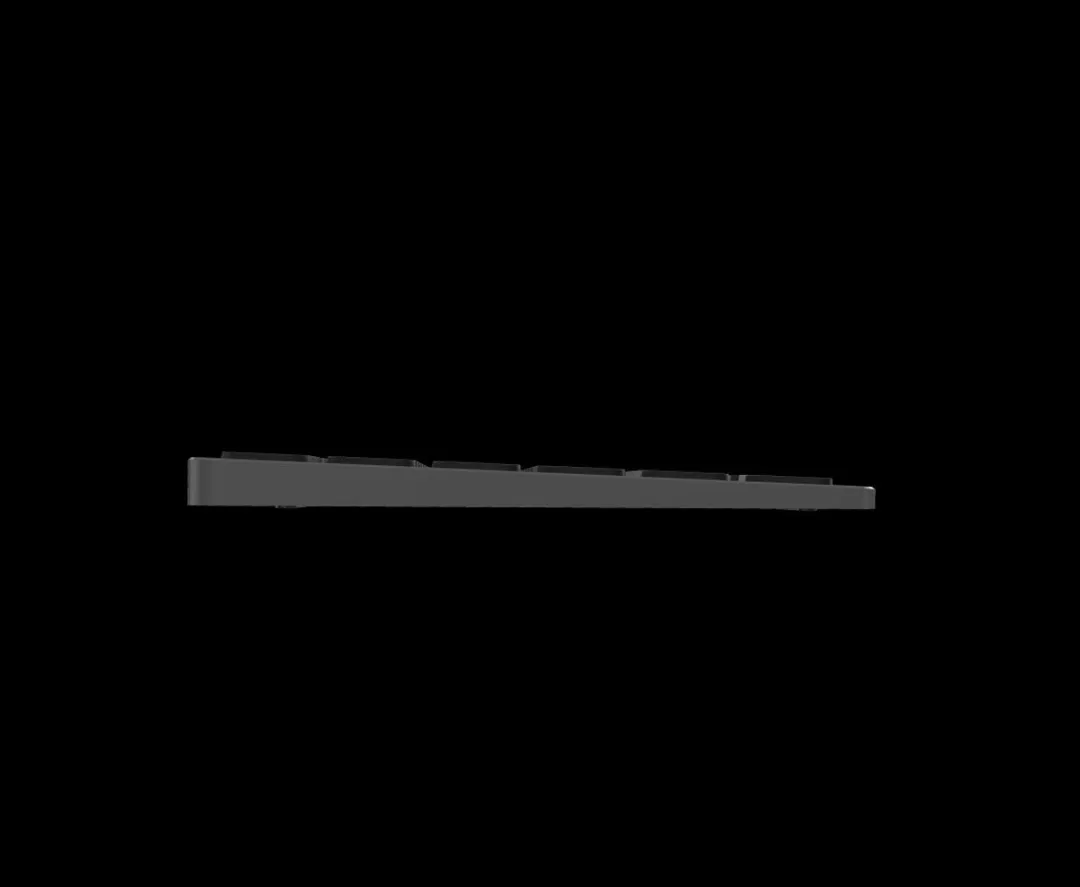 Rapoo UCK-6001 Ultraslim Keyboard - USB-C Hub 8-in-1 Zwart
