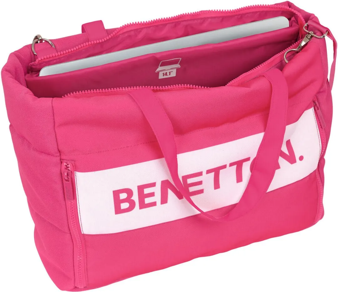 Benetton Laptop Case Raspberry Fuchsia - 14 inch