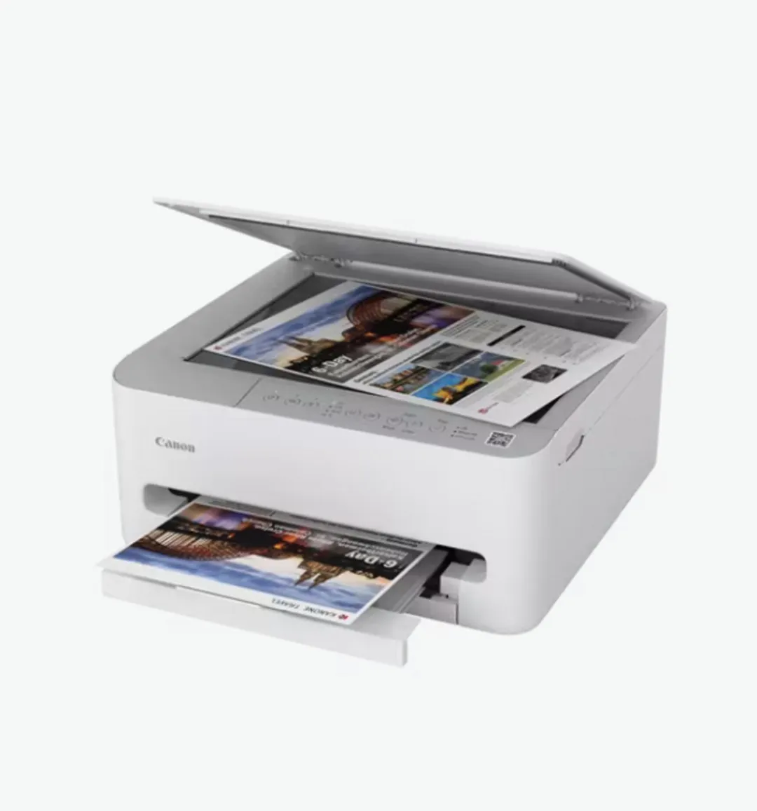 Canon PIXMA TS4151i Inkjetprinter - 100 Vel - 14 ppm - Wit/Grijs