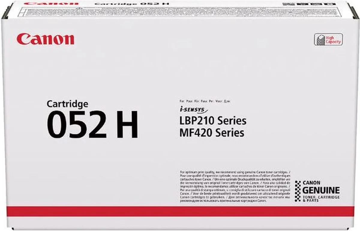 Canon CRG-052H Tonercartridge - Zwart