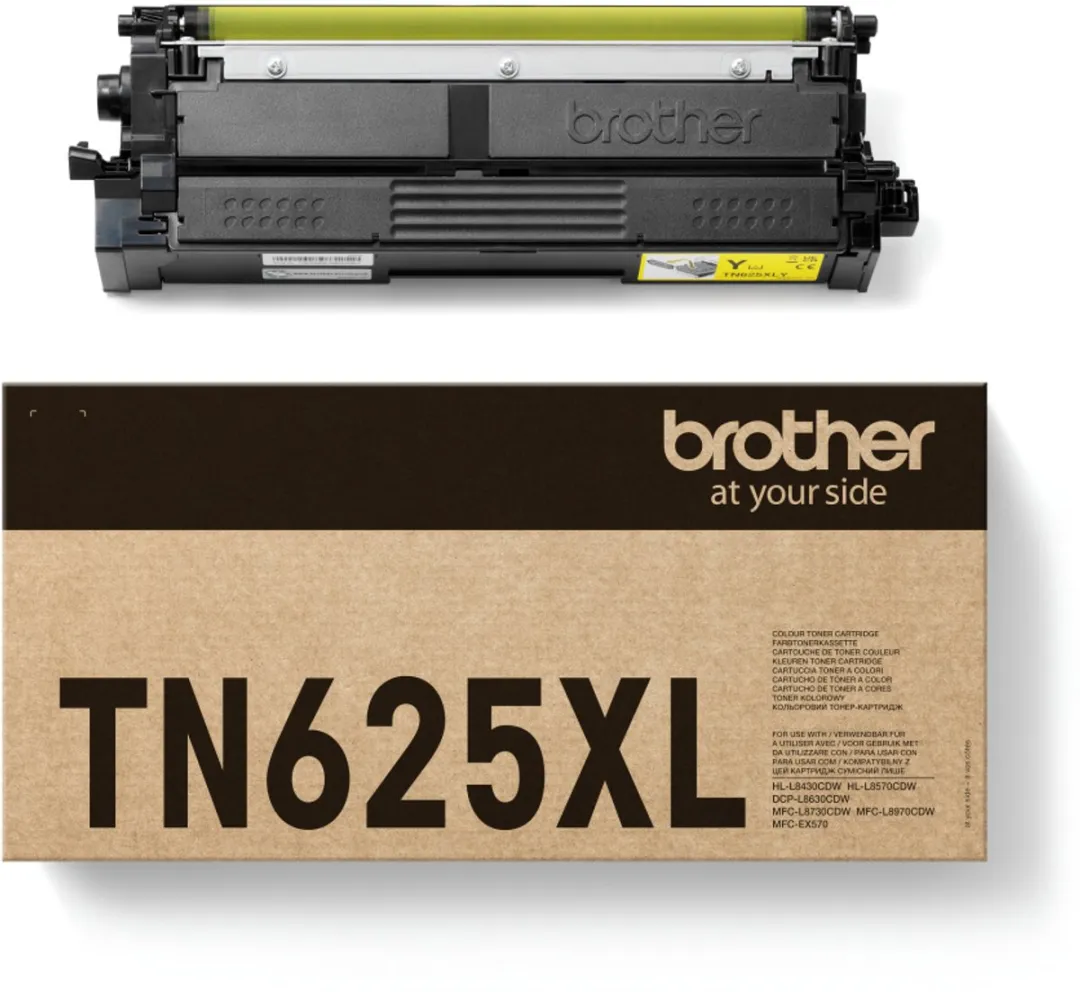 Brother TN-625XLY Tonercartridge - Geel