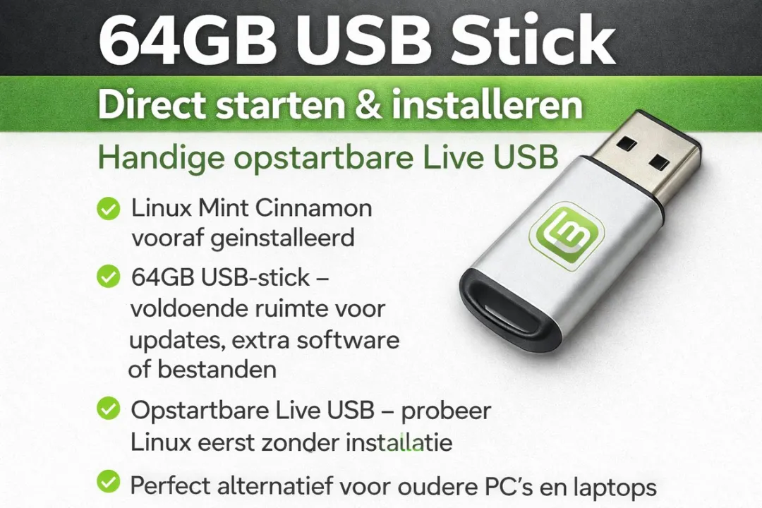Kingston Linux Mint Cinnamon 22.3 USB