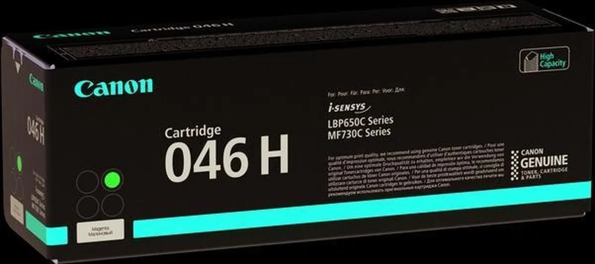 Canon 046H Magenta Toner - 5000 Pagina's