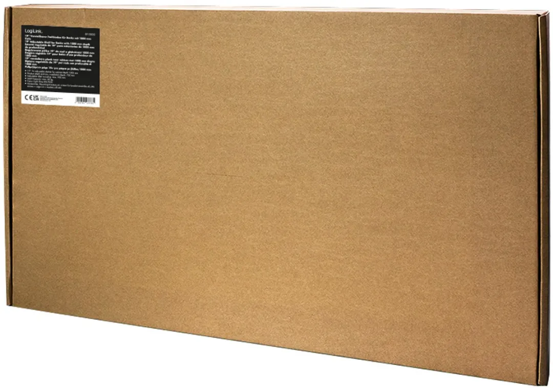 Logilink SF1000G 19" Legbord 1 HE - 1000mm Grijs